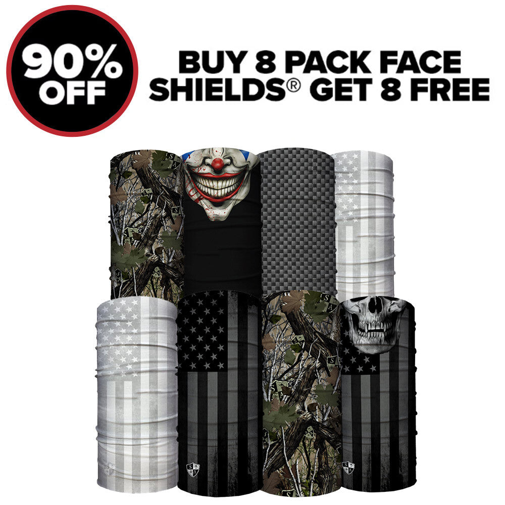 BUY 8 FACE SHIELDS® GET 8 FREE