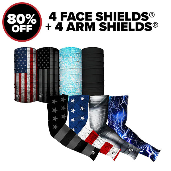 4 FACE SHIELDS® + 4 ARM SHIELDS®
