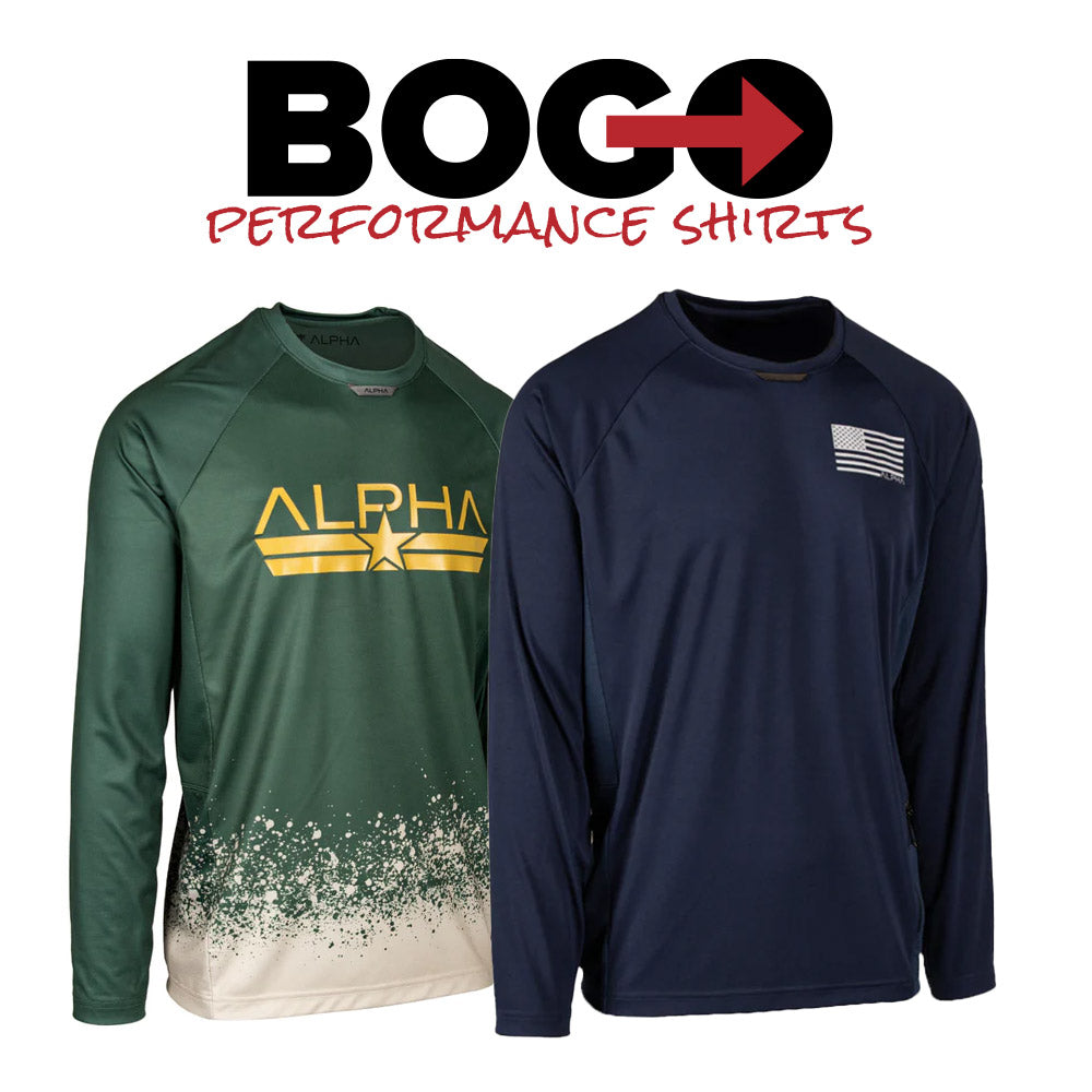 BUY 1 PERFORMANCE SHIRT GET 1 FREE