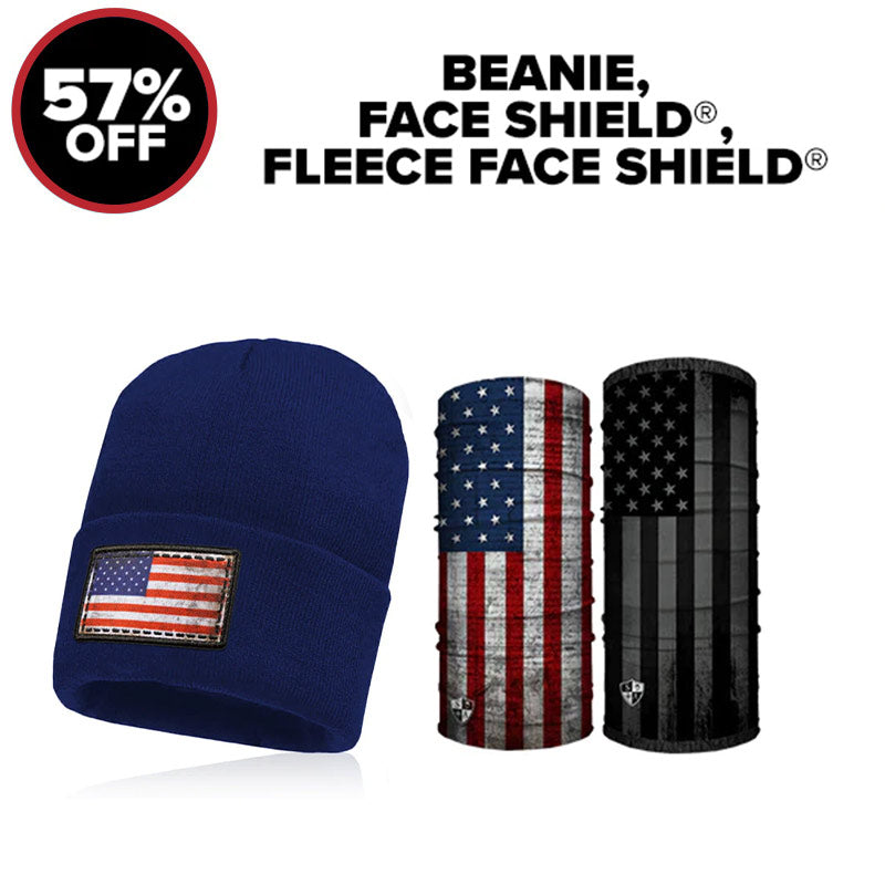 BEANIE+ FLEECE FACE SHIELD® + FACE SHIELD®