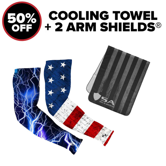 COOLING TOWEL + 2 ARM SHIELDS®