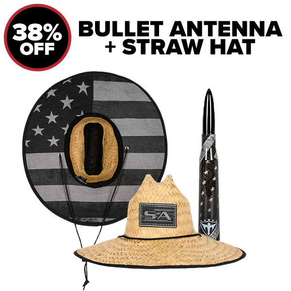 STRAW HAT + BULLET ANTENNA.