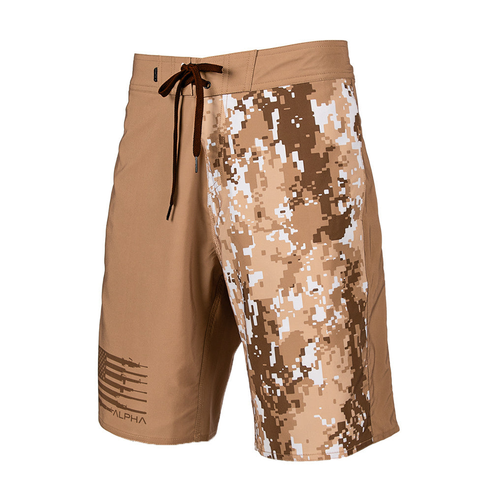 Board Shorts 2.0 | ALPHA Desert Digi Camo