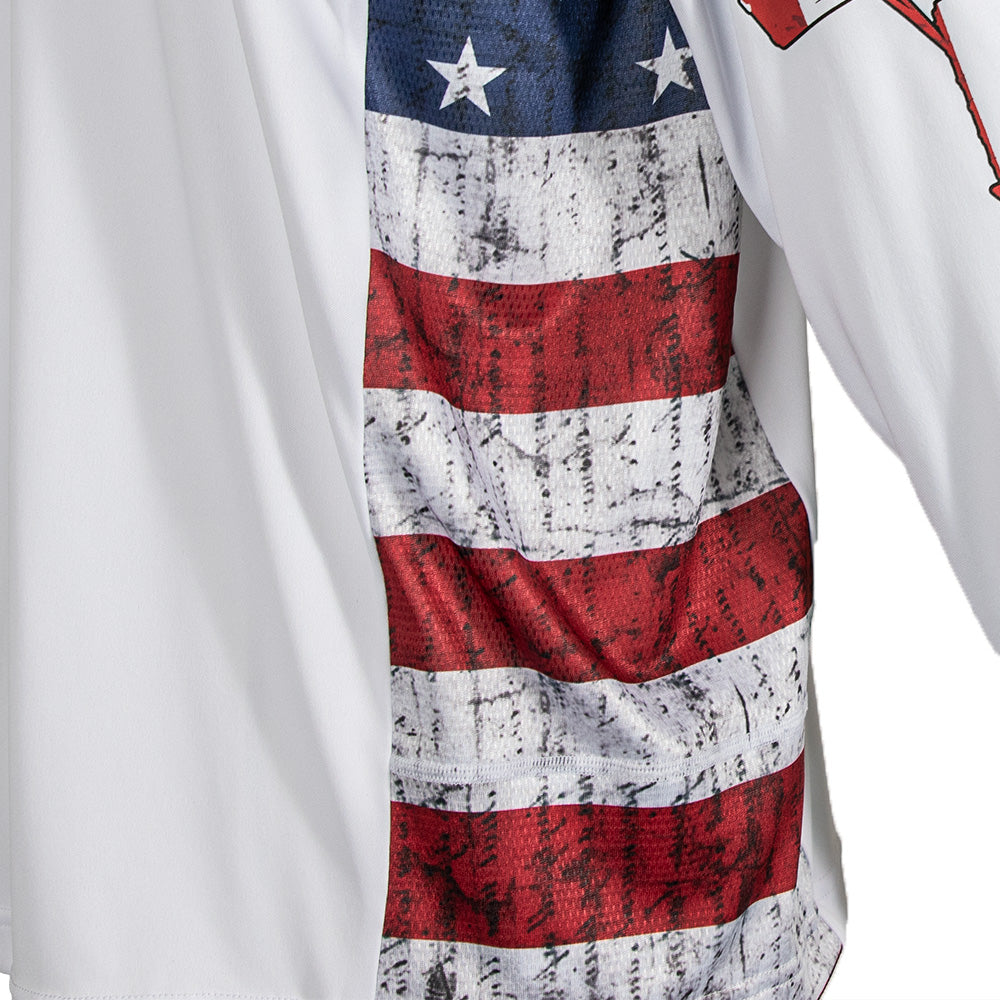 Performance Long Sleeve Shirt | American Flag | Game On