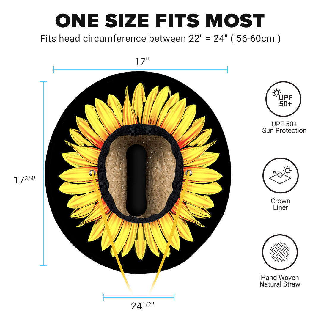 Under Brim Straw Hat | Sunflower 2.0