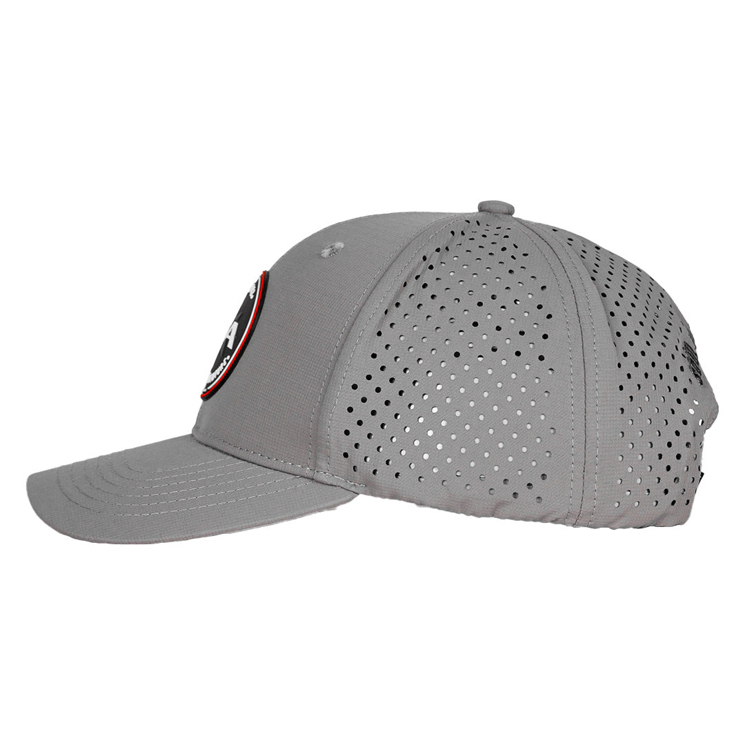 Performance Snap Back | Red Crest | Grey
