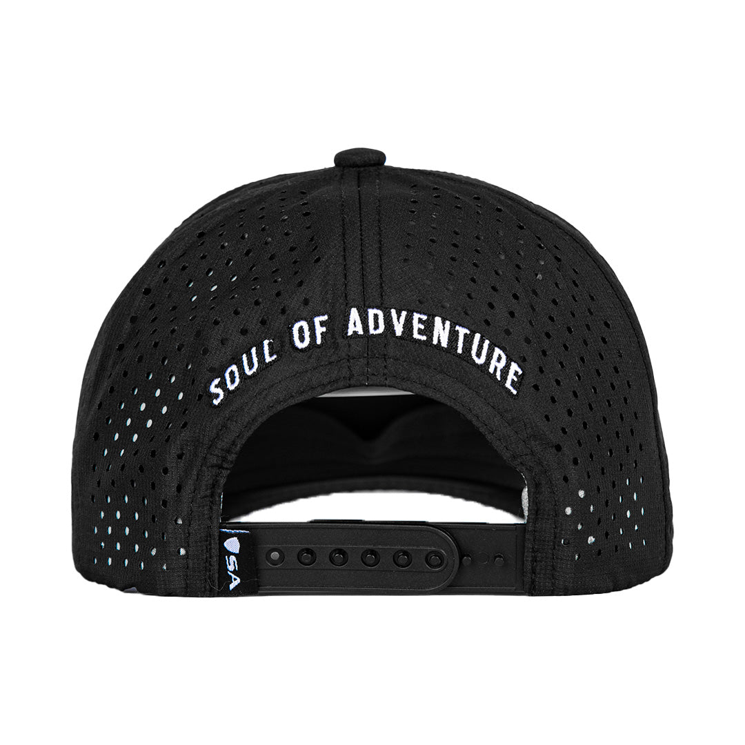 Performance Snap Back | Blue Crest | Black
