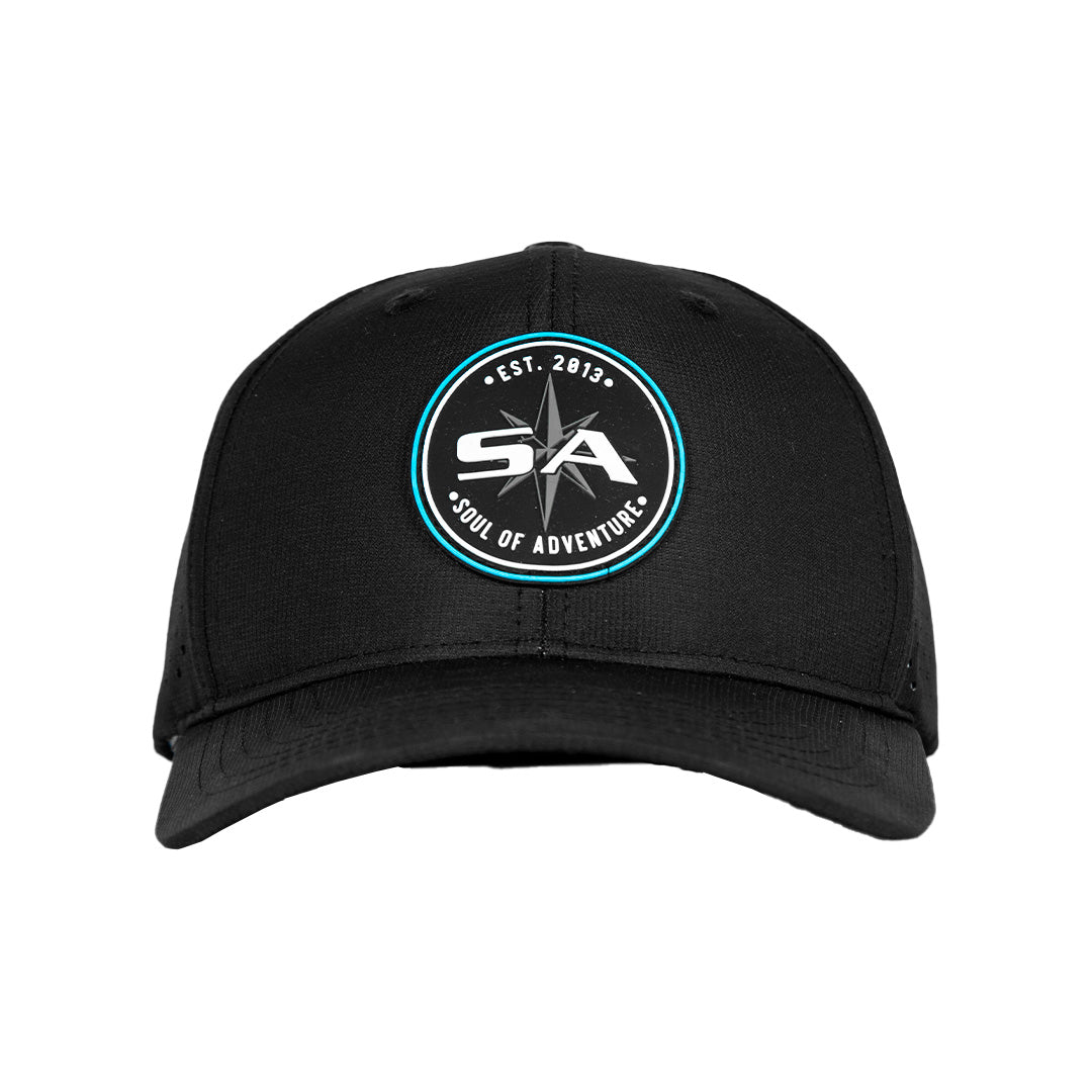 Performance Snap Back | Blue Crest | Black
