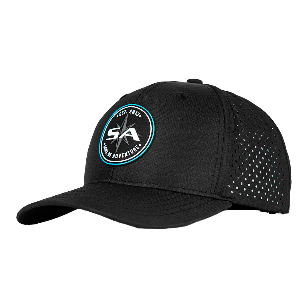 Performance Snap Back | Blue Crest | Black