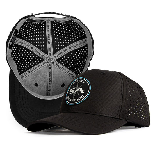 Performance Snap Back | Blue Crest | Black