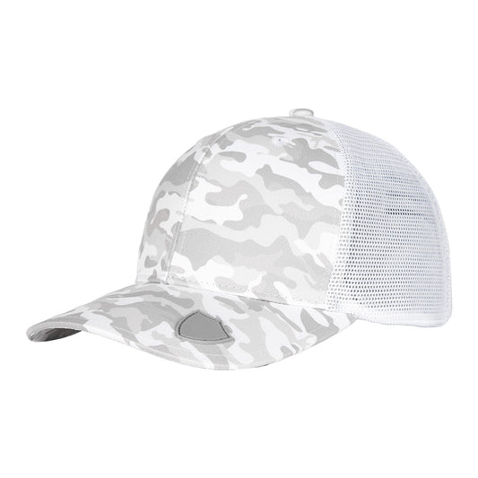 Mesh Snap Back | Ghost Military Camo | SA Shield