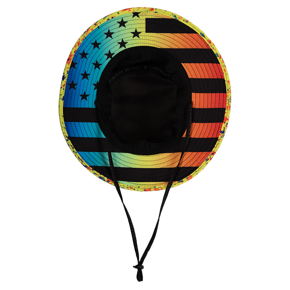 Bucket Hat | Neon Flag