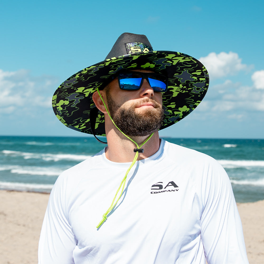 Keys Straw Hat | Black | Surge Conceal Camo
