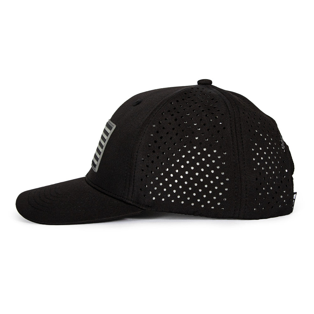 Performance Snapback | SOA Flag | Blackout Digi Camo