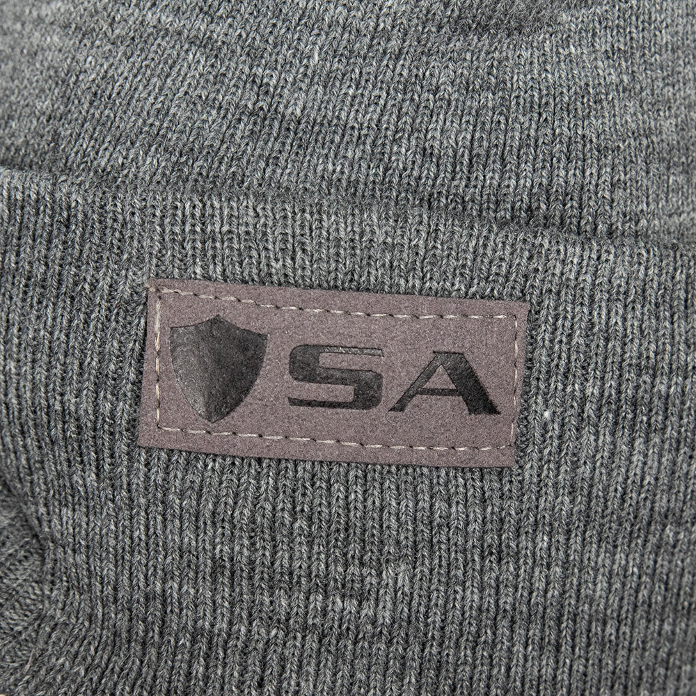 Billed Beanie | Shield SA | Heather Grey
