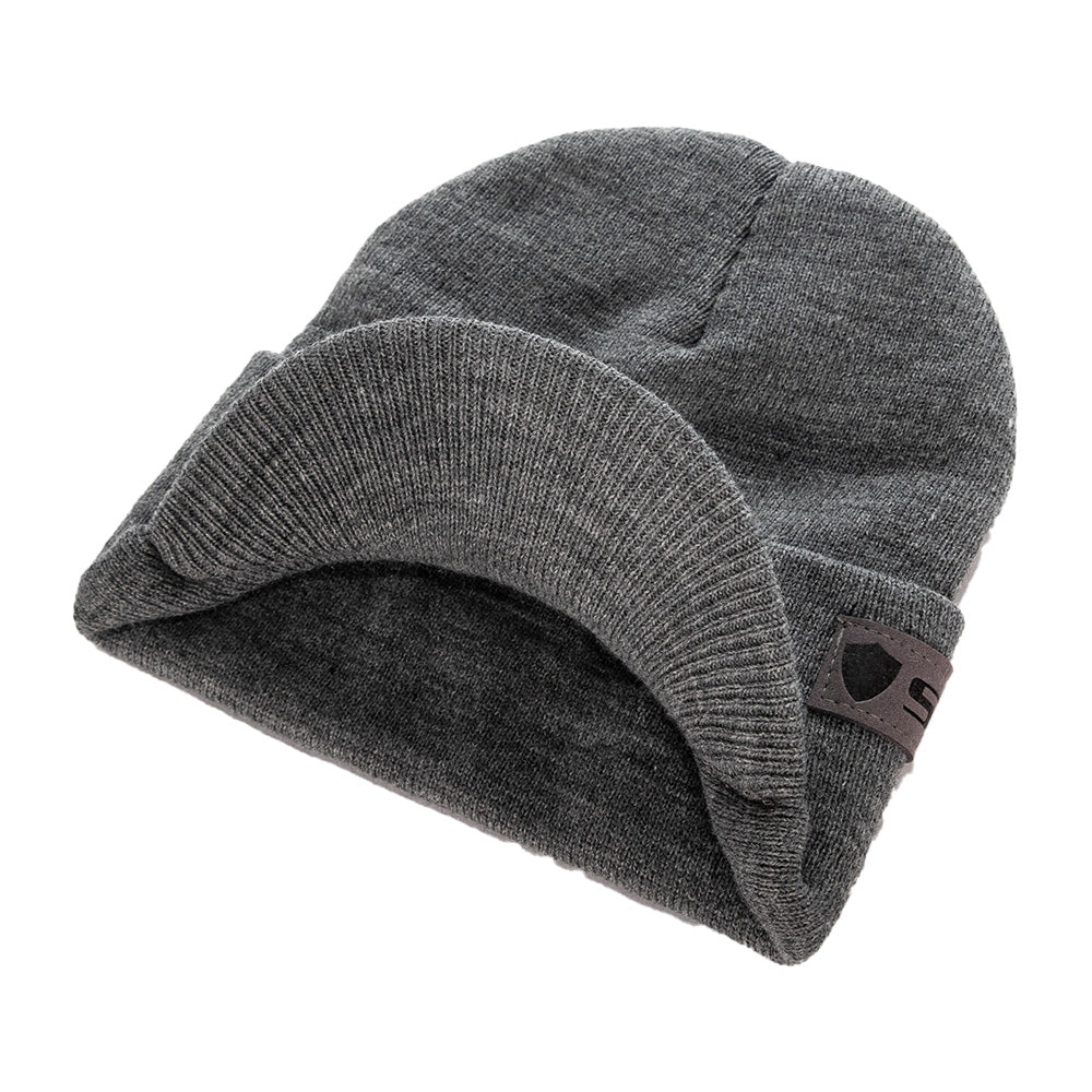 Billed Beanie | Shield SA | Heather Grey