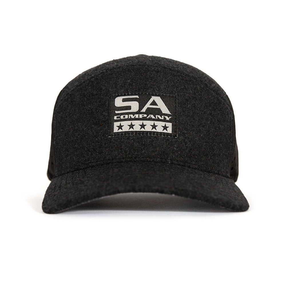 Performance Snapback | Felt Blackout American Flag