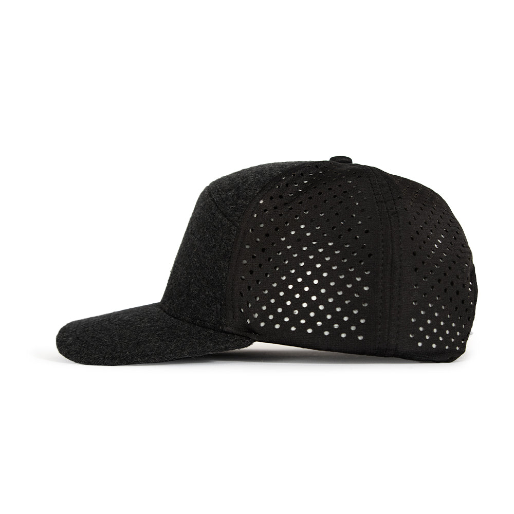 Performance Snapback | Felt Blackout American Flag