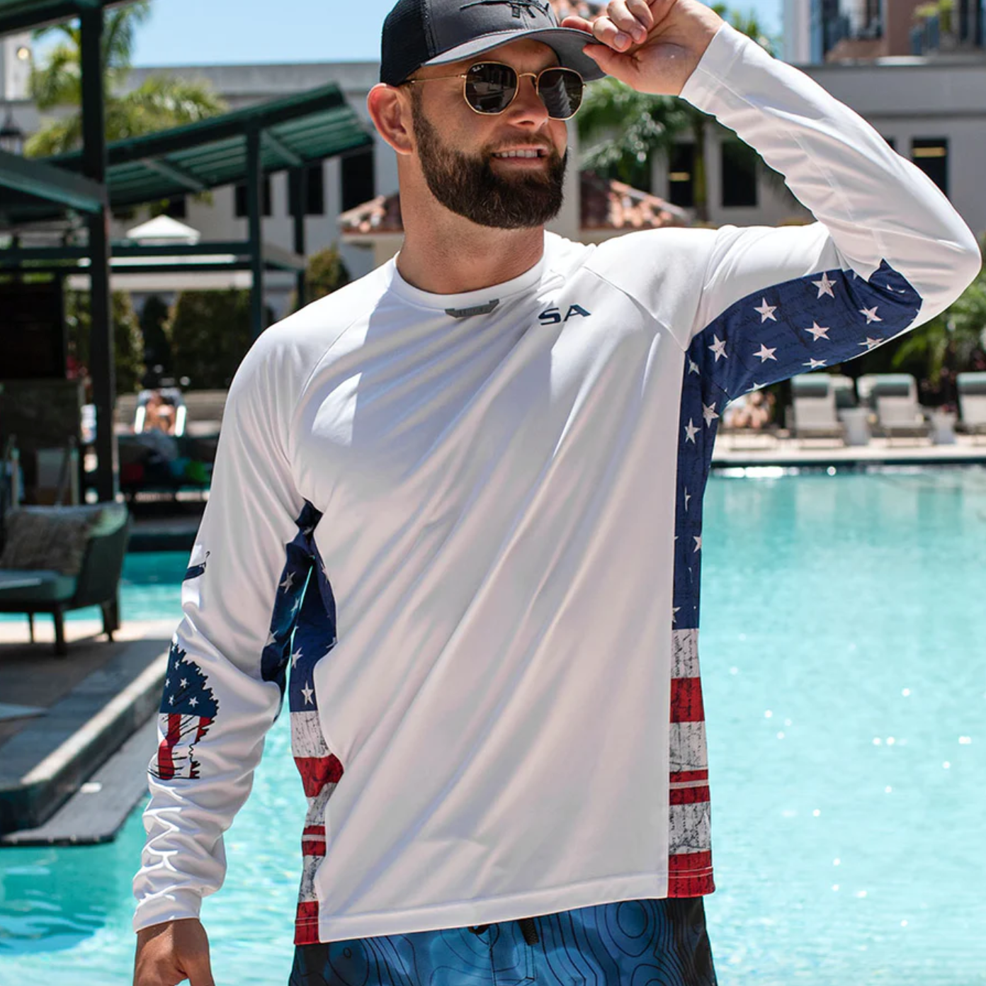 PERFORMANCE SHIRT + SWIMWEAR