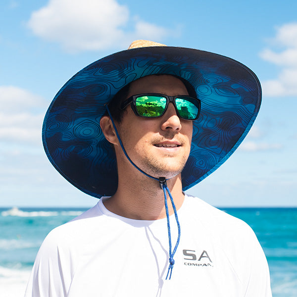Palms Under Brim Straw Hat