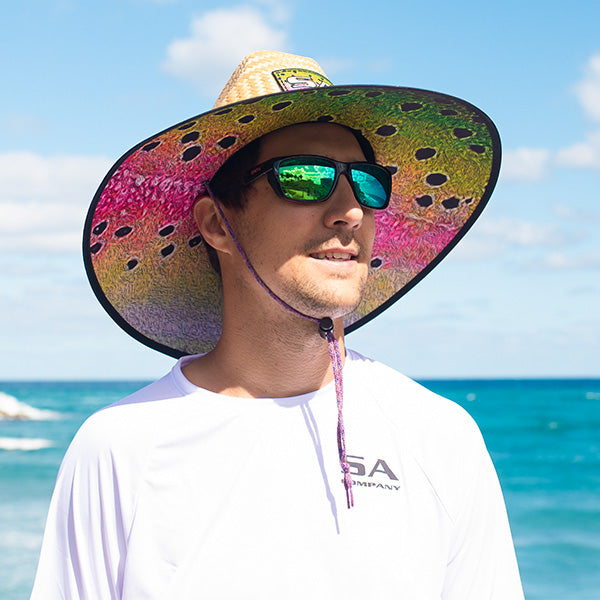 Palms Under Brim Straw Hat
