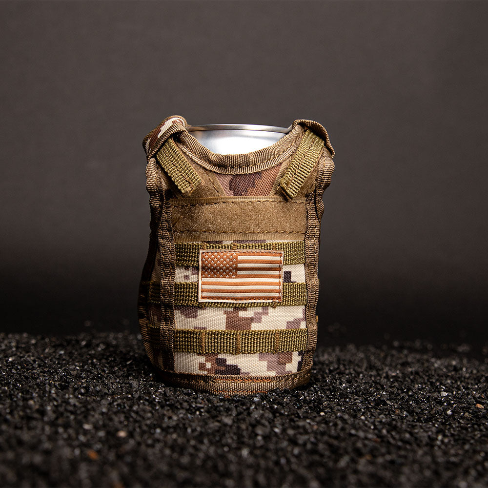 Molle Vest Drink Holder | Desert Digi Camo