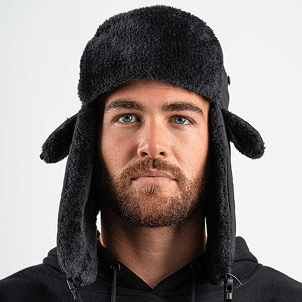 Trapper Hat | Nylon | Black