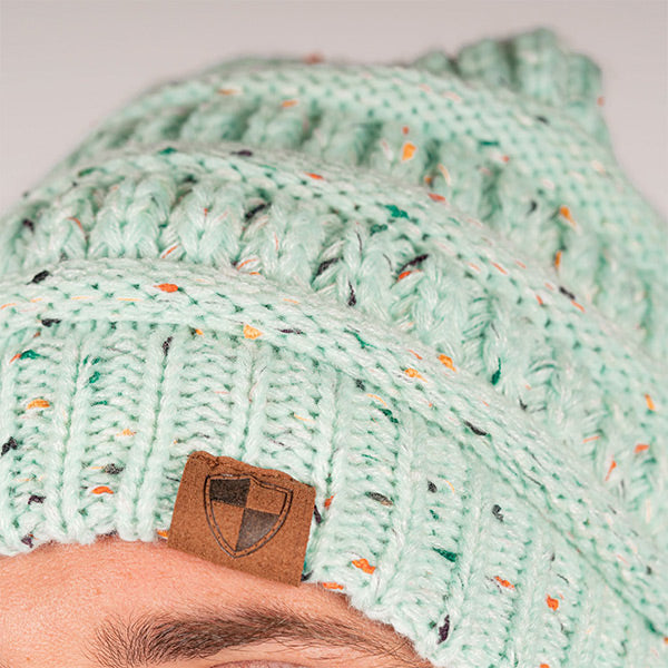 Ponytail Beanie | Mixed Light Aqua