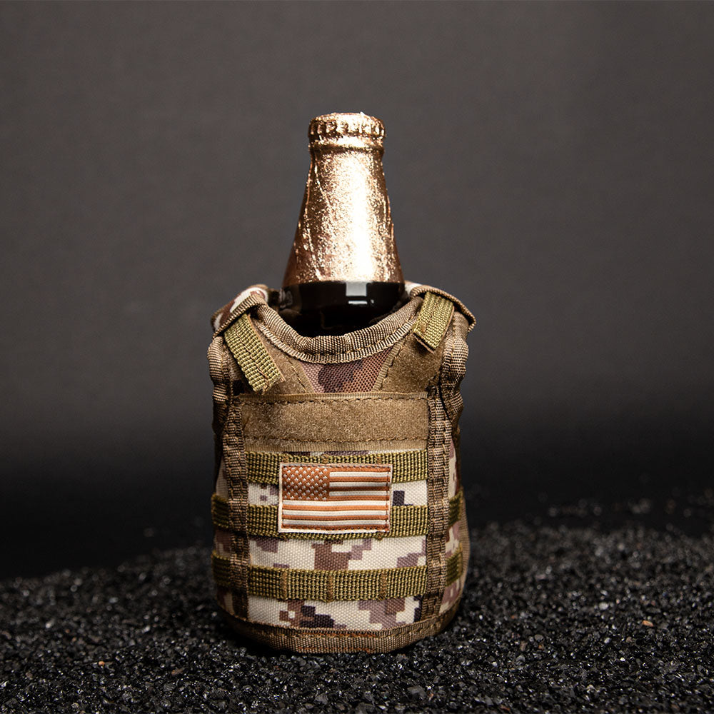 Molle Vest Drink Holder | Desert Digi Camo