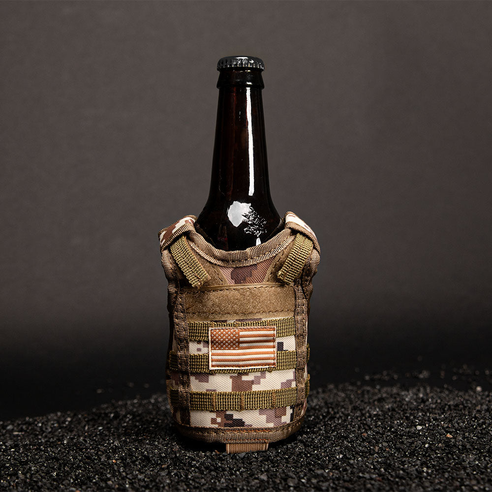 Molle Vest Drink Holder | Desert Digi Camo