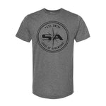 Graphic Tee | SA Tonal Circle | Heather Charcoal