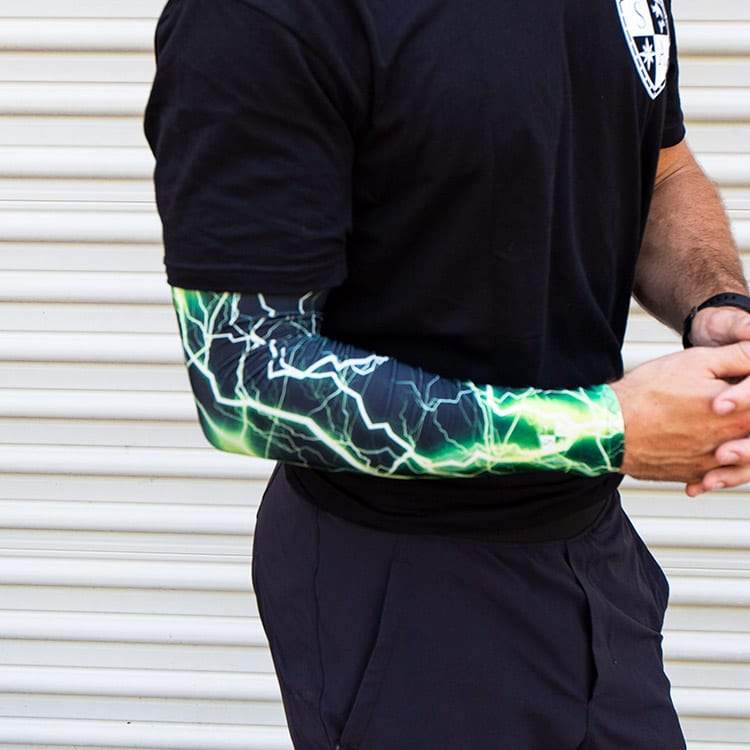 S/SM SA Single Arm Shield® | Green Lightning