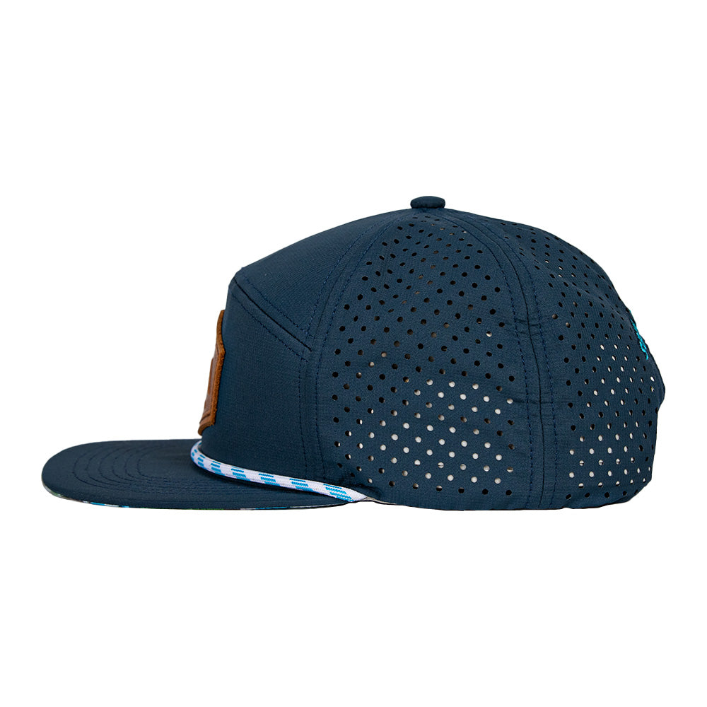Performance Flat Bill Snapback | Blue | Alpine Digi