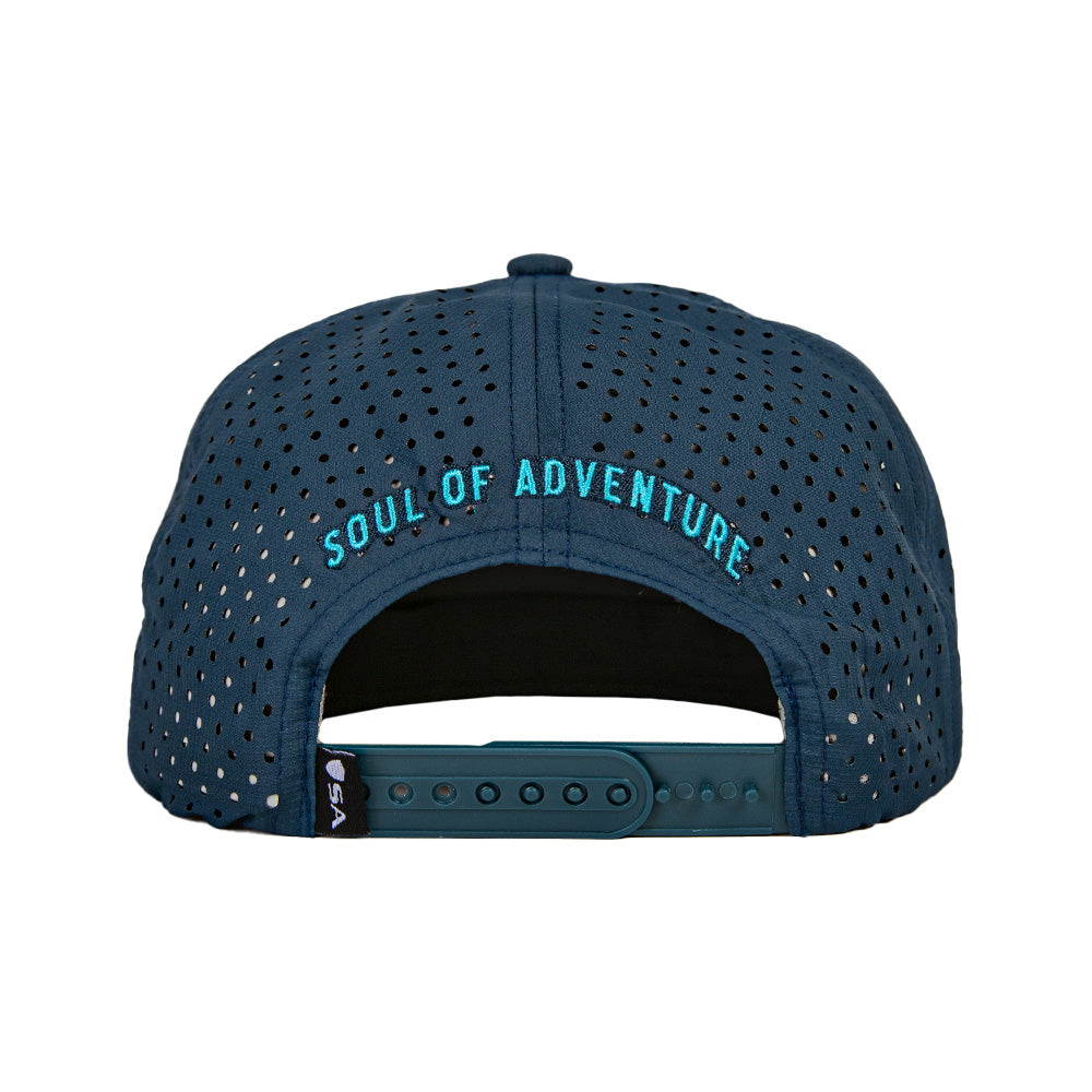 Performance Flat Bill Snapback | Blue | Alpine Digi