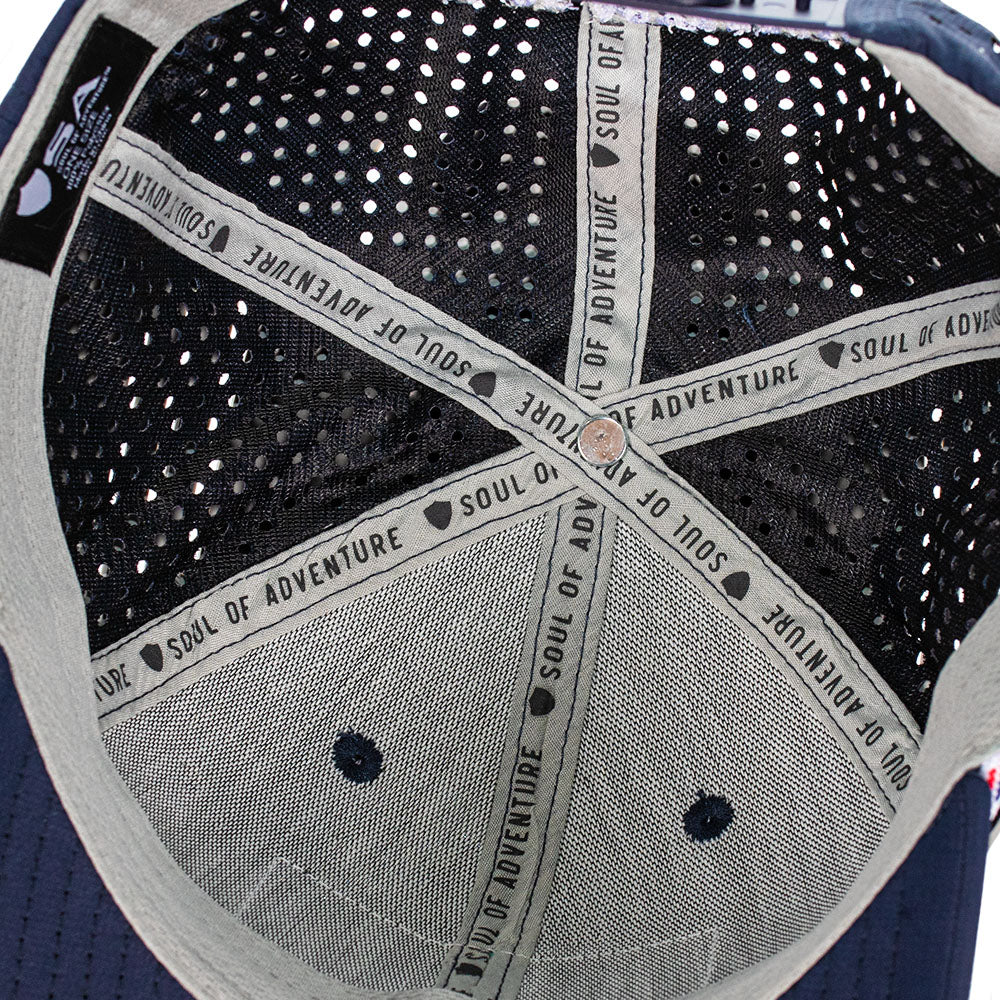 Performance Snap Back | American Flag | Navy