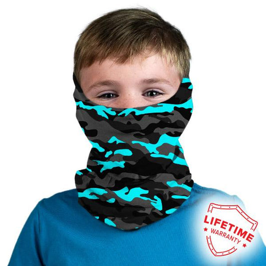 Kids Shields™ | Aqua Military Blackout Camo - SA Company