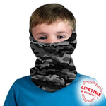 Kids Shields | Grey Military Camo
