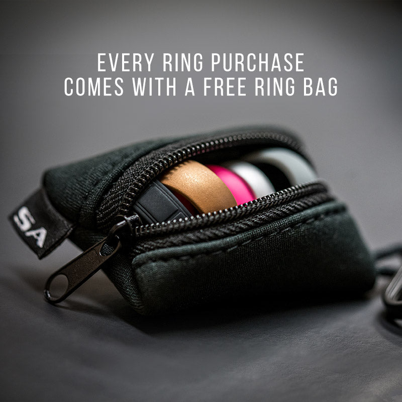 Silicone Ring | Rope | Pink