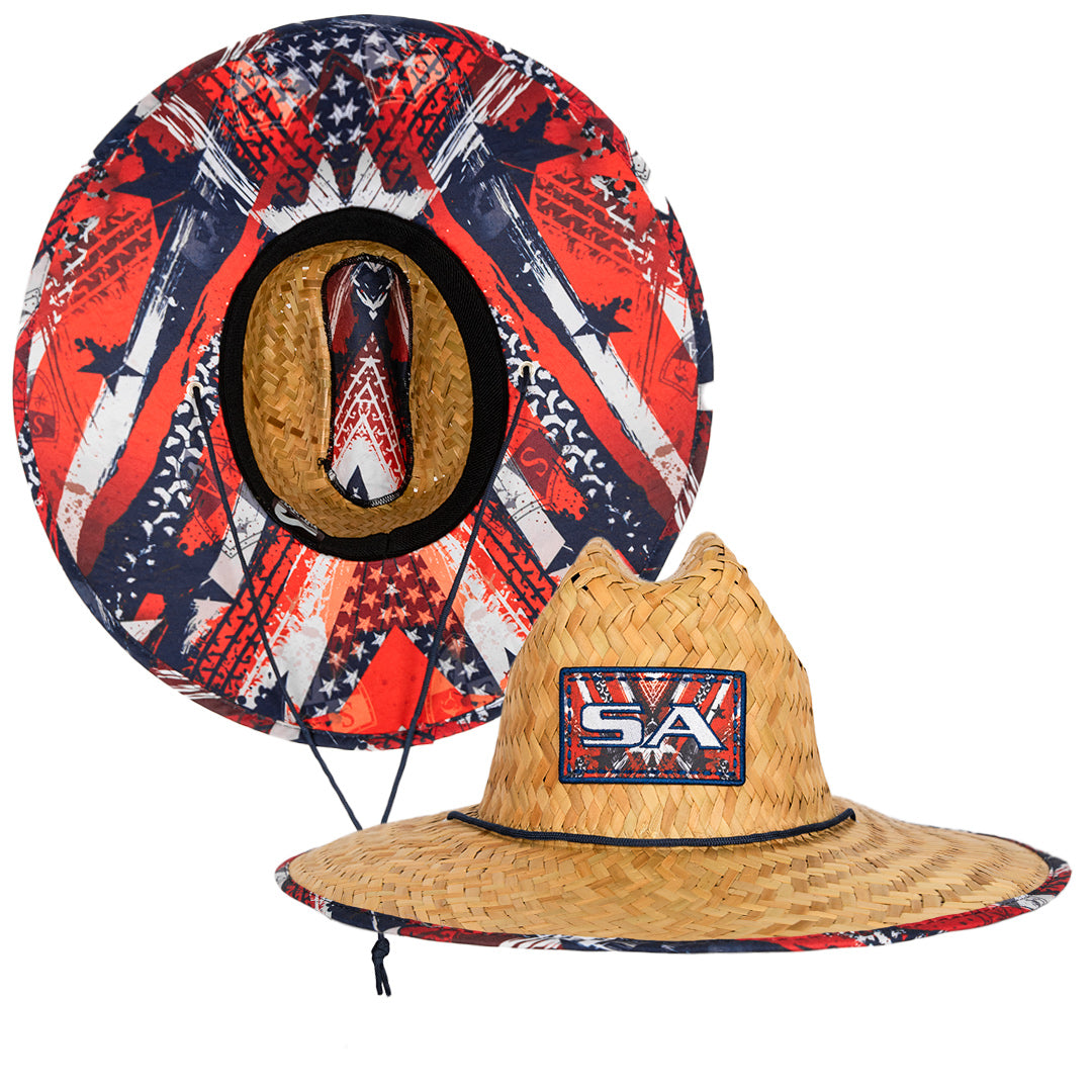 Under Brim Straw Hat | USA