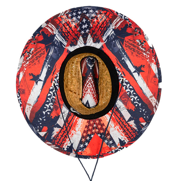 Under Brim Straw Hat | USA