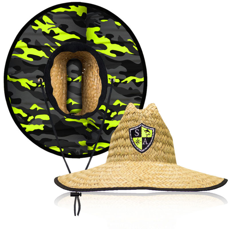Under Brim Straw Hat  Surge Military Camo – Alpha Defense Gear
