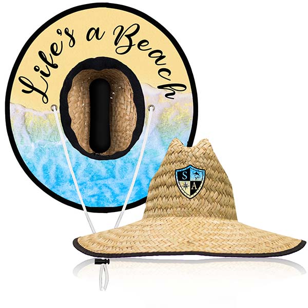 Under Brim Straw Hat | Life's A Beach