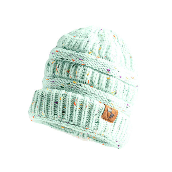 Ponytail Beanie | Mixed Light Aqua