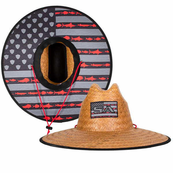 Palms Under Brim Straw Hat