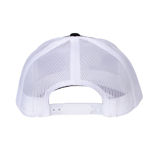 Snap Back Hat | Black/White | USA Eagle