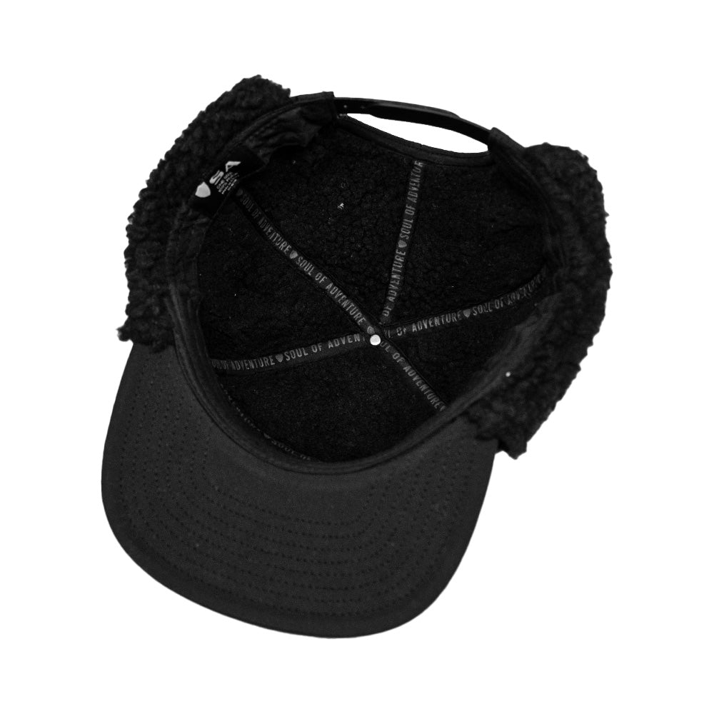 Billed Trapper Hat | Blackout