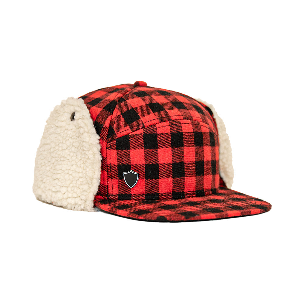Billed Trapper Hat | Lumberjack Red