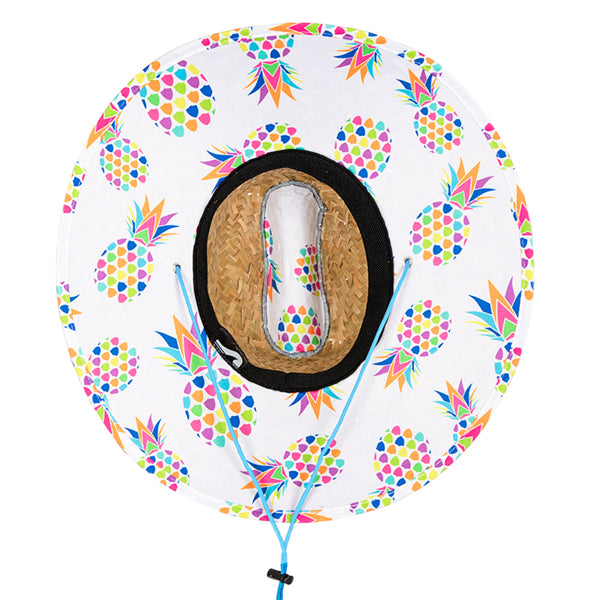 Under Brim Straw Hat | Pineapple Breeze