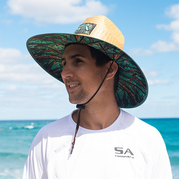 Palms Under Brim Straw Hat