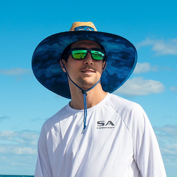 Palms Under Brim Straw Hat